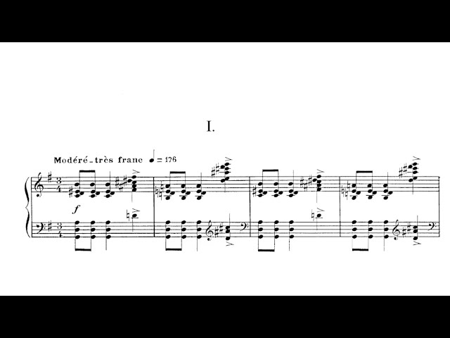 高雅で感傷的なワルツ 第1ワルツ,Modéré(モデラート) ト長調NEW!Maurice Ravel