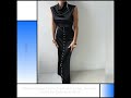 Women Elegant Satin Top And Skirt Set ,Summer Outfits For Daily Wear, Work