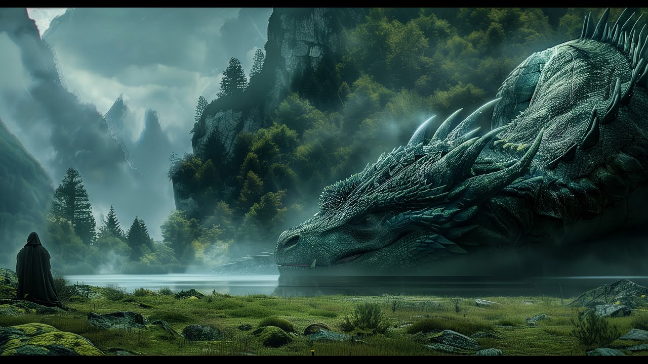 Sleeping Dragon - Deep in Mountains | FANTASY AMBIENCE | STUDY | SLEEP |