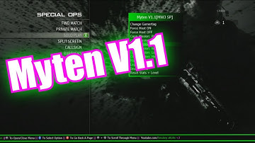 Myten V1.1 MW3 TU24: Campaign/Spec Ops (Survival) Mod Menu Showcase + Download (XBOX 360/JTAG RGH)