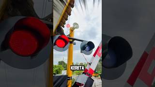 PALANG BOTAK👨‍🦲! Perlintasan Kereta Api JPL 643 Bagelen Jawa Tengah Lampu Flasher Unik