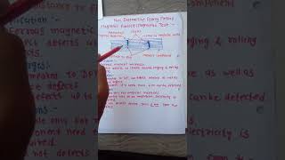 MAGNETIC PARTICLE/MAGNAFLUX TEST