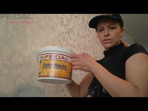Как обновить декоративную краску/штукатурку новой фактурой!