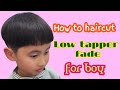 How to cut low tapper fade for boy hairstyle howto hair barber haircut cuttinghairhaircutting