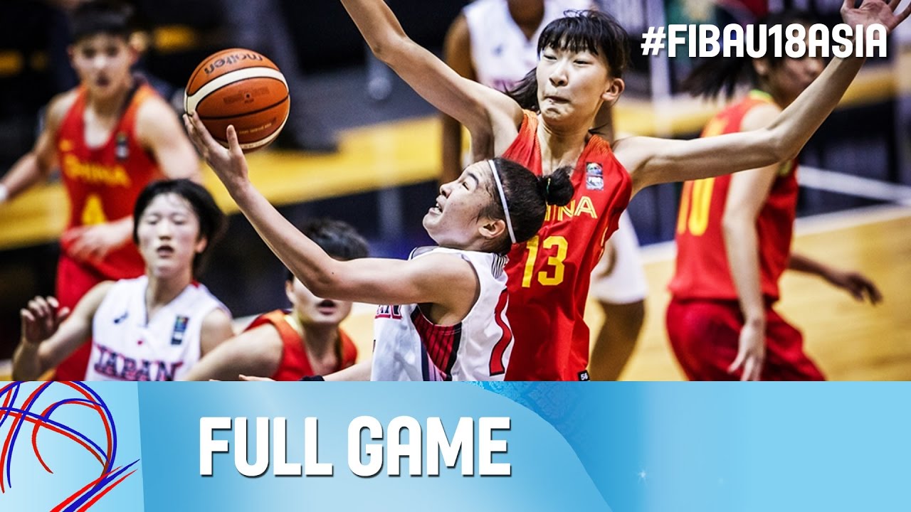 Japan v China Full Game FIBA Asia U18 Championship for Women 2016
