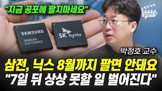 삼성전자, SK하이닉스 8월까지 팔면 안돼요, 7일 뒤 상상 못할 일 벌어진다 (박정호 교수)