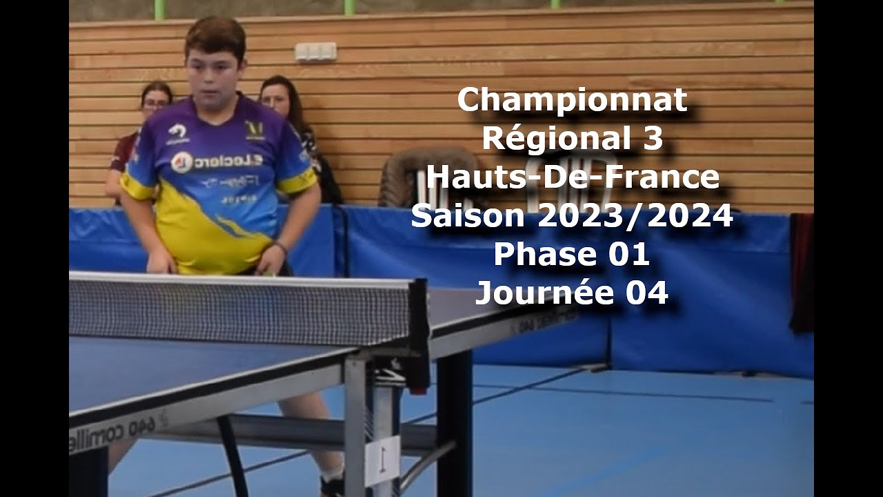 MANGIN Wyatt - Championnat Régionale 3 - Saison 2023/2024 - Phase 1 - Journée 04