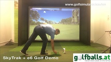 SkyTrak Golf - mit e6 Golf Demo - German Version