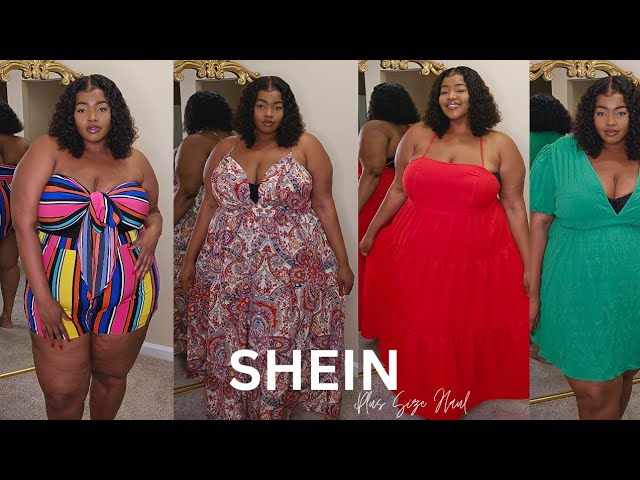 Shein Plus Size Try On Haul, SHEIN CURVE+ Summer Haul