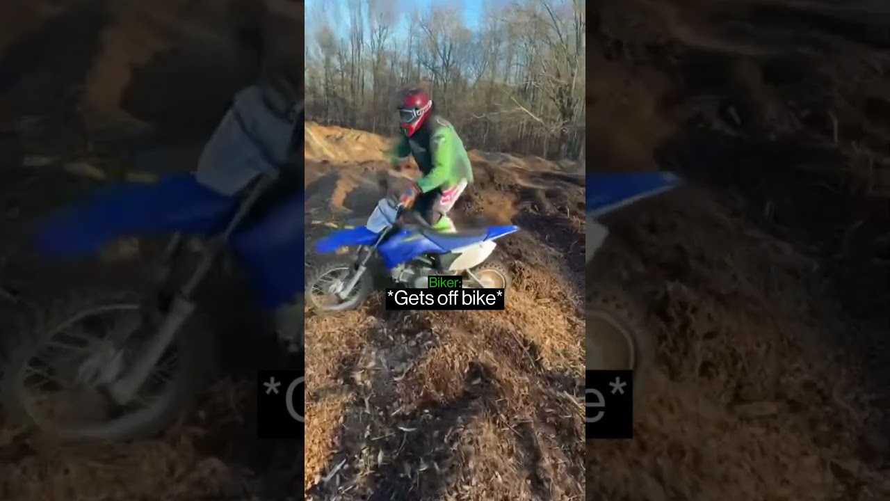 When A Biker’s Perfect Landing Goes Wrong…