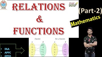 Lec-8 Relations and Function (Part-2) I JKSSB FAA I JKSSB Finance Accounts Assistant I Class 11 & 12