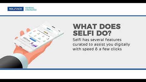 Selfi App Infographic | Reliance General Insurance