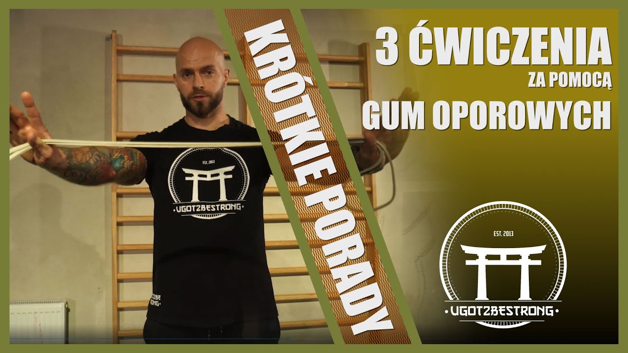 3 NAJLEPSZE ĆWICZENIA na gumach oporowych - DODAJ JE DO KAŻDEGO TRENINGU