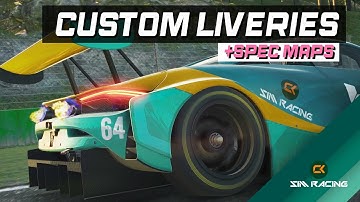 How to create CUSTOM LIVERIES in iRacing | FULL Workflow WITH SPEC MAPS!