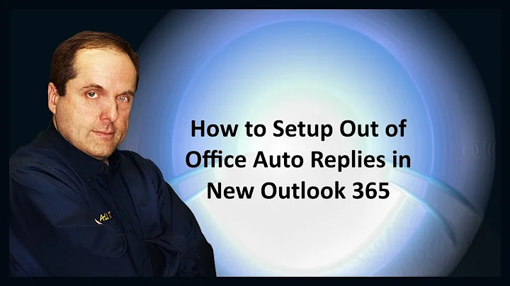 How to Setup Out of Office Auto Replies in New Outlook 365