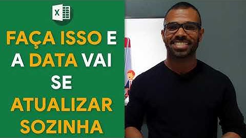 COMO FAZER A DATA SE ATUALIZAR SOZINHA TODO DIA | EXCEL