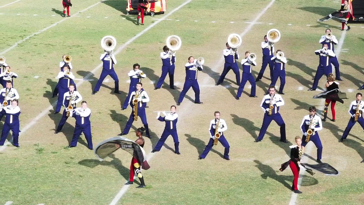 Durant High School Marching Band 2018 performing at Tarpon Springs