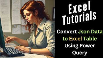 Convert Json Data to Excel Table Using Power Query Editor
