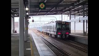 521系IR24編成+R12編成小松駅発車