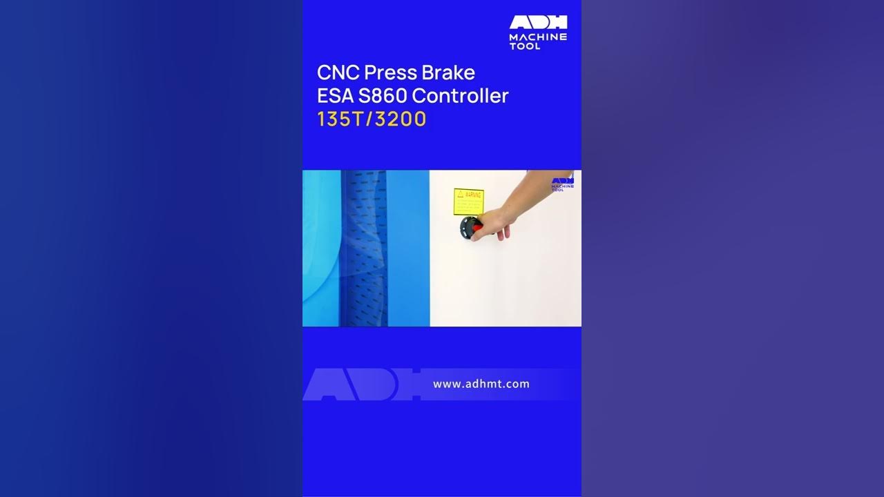 CNC Press Brake ESA S860 Controller 135T 3200mm YouTube