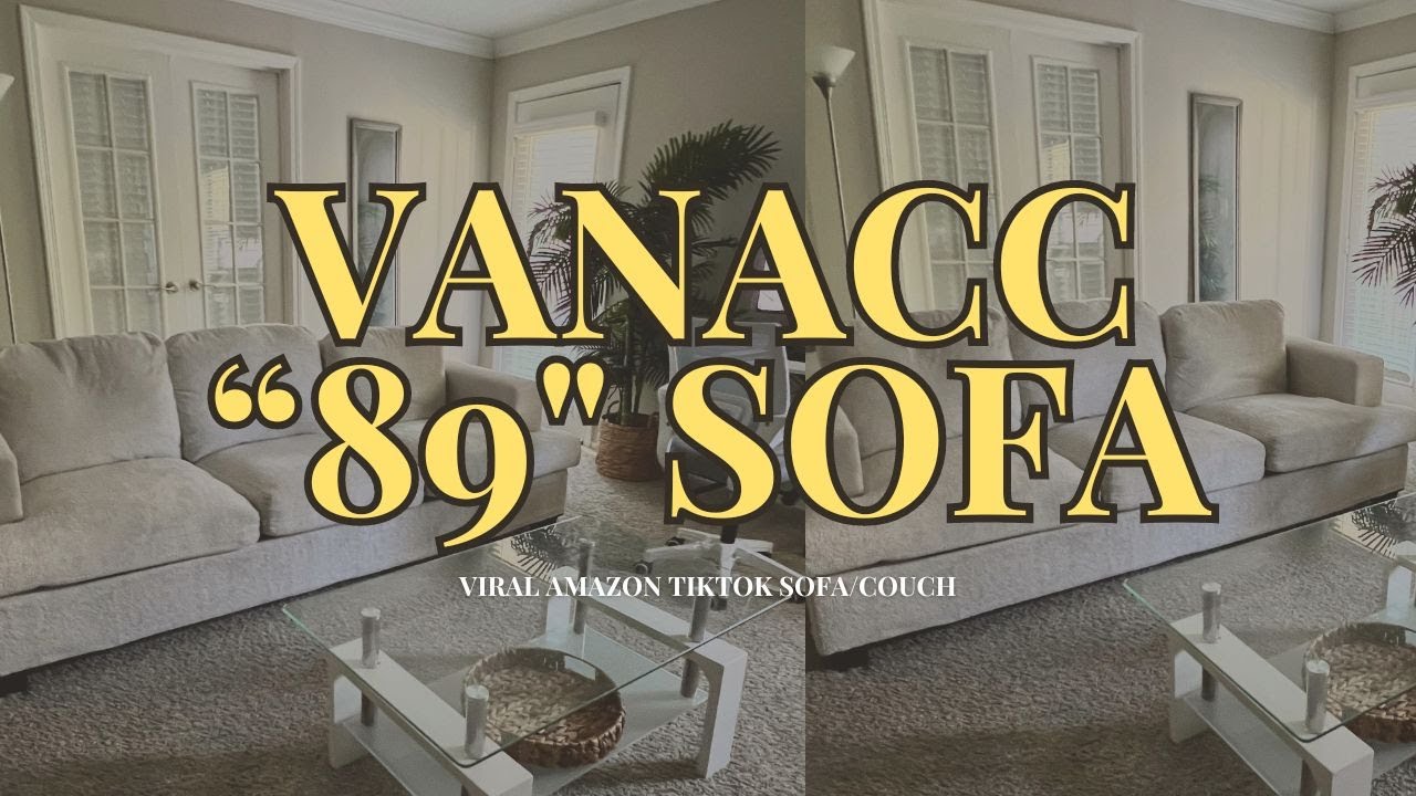 THE VIRAL AMAZON COUCH ON TIKTOK | VANACC 89 SOFA | AMAZON FINDS