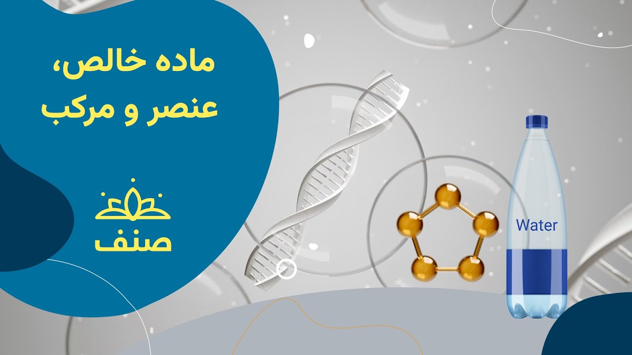 صنف - کیمیای صنف هفتم - درس ۹: ماده خالص، عنصر و مرکب