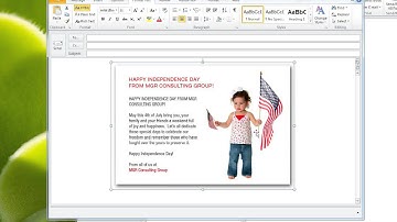 How to Embed a Graphic with a Hyperlink in Outlook 2010