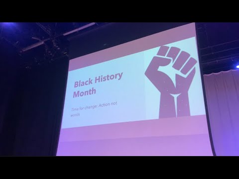 I Led the Black History Month Assembly !!! - YouTube