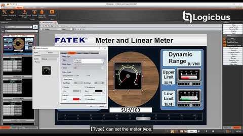 Ep4. How to create Meter and Linear Meter - PLC to HMI
