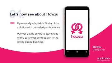 Tinder Clone | Tinder clone script | Appkodes - Howzu | Dating script