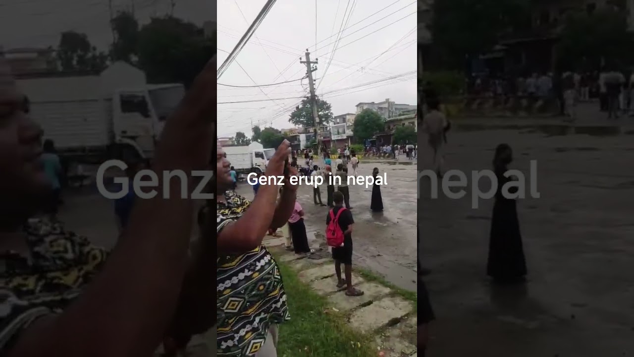 viral nepal protest💀💀💀