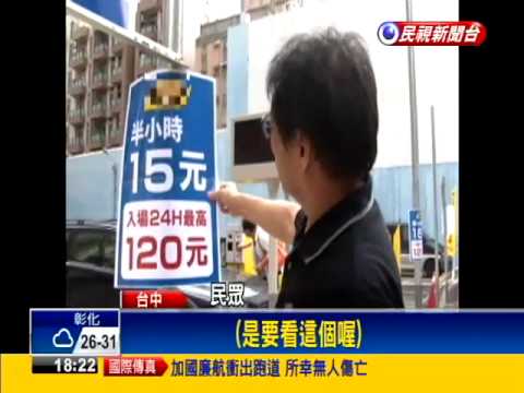該不該停?停車場3種價格 駕駛霧煞煞－民視新聞