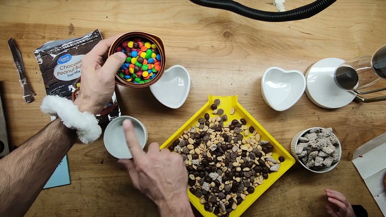 Walmart's Chocolate Peanut Butter Trail Mix, Sorted