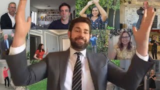John Krasinski REUNITES The Office Cast for Virtual Wedding!
