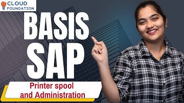 SAP Basis Printer Spool Admin | Learn SAP Basis Course | SAP Basis Training | SAP | CloudFoundation