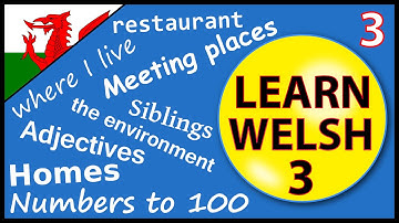 Learn Welsh for beginners:  Lesson 3