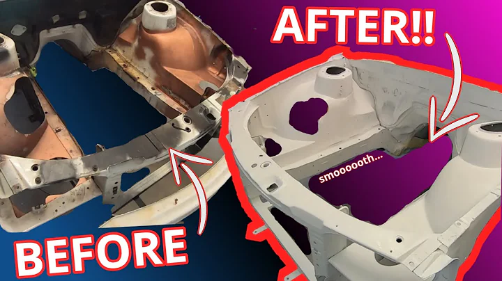 SMOOTHING VR Commodore engine bay & prep for PAINT! | [The Bunky BT1] - Ep2.