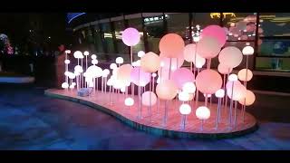 outdoor interactive bubble lights