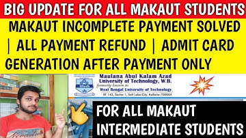MAKAUT EVEN SEMESTER ALL PROBLEMS SOLVED | makaut | makaut form fill up | makaut semester | wbut