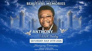 Anthony McClauley Saturday July 25th 2026 1 00 p m