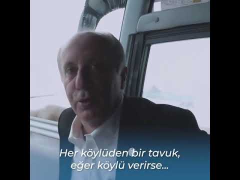 Muharrem İnce'den şiirli yol videosu!