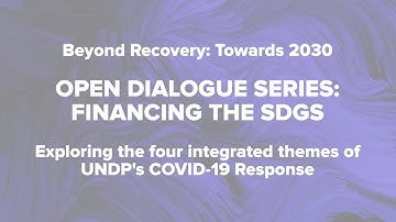 Open Dialogue Series: Financing the SDGs