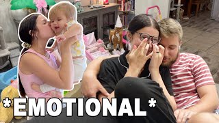 The EMOTIONAL DAY Before our Daughters FIRST BIRTHDAY!!!