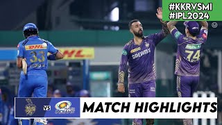 KKR vs MI 60 ipl Match Highlights 2024 | 11th May 2024 | KKR vs MI ipl Highlights 2024