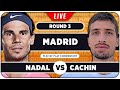 Nadal vs cachin  atp madrid 2024  live tennis playbyplay stream