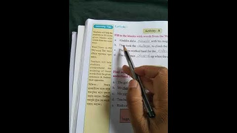 class 4, wings part -II, lesson 4, page -84, activity -8&9