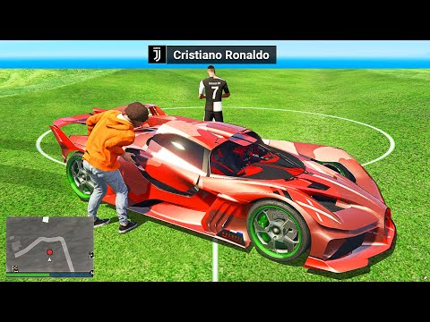 Stealing FOOTBALL PLAYERS SUPERCARS In GTA 5 RP!