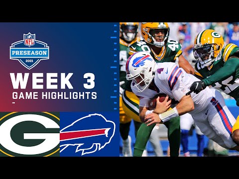 Green Bay Packers vs. Buffalo Bills | Preseason Week 3 Game Highlights