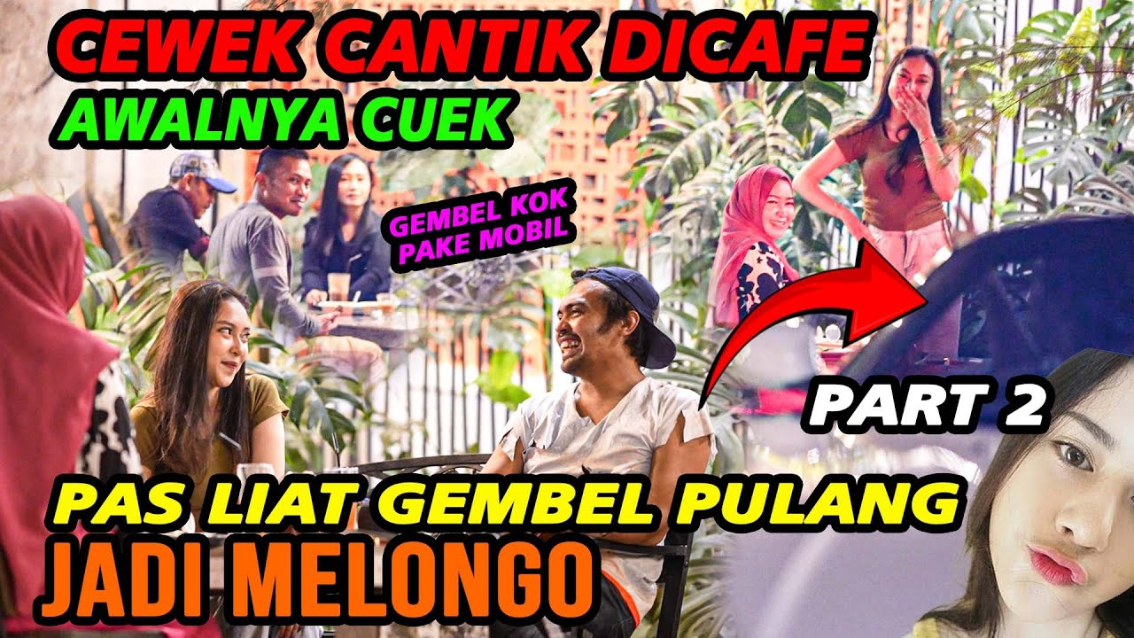 Cewek CANTIK dicafe, Awalnya Cuek Pas Liat Gembel Pulang MALAH MELONGO