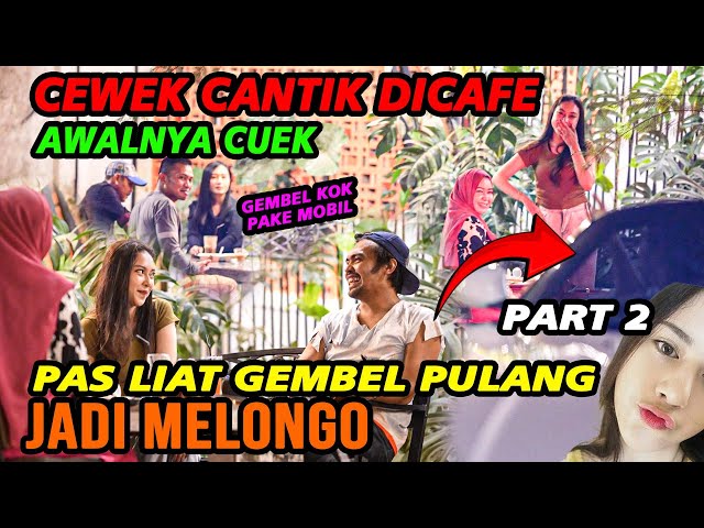 Cewek CANTIK dicafe, Awalnya Cuek Pas Liat Gembel Pulang MALAH MELONGO class=